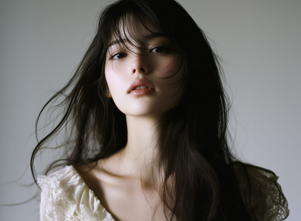 Bangs perm