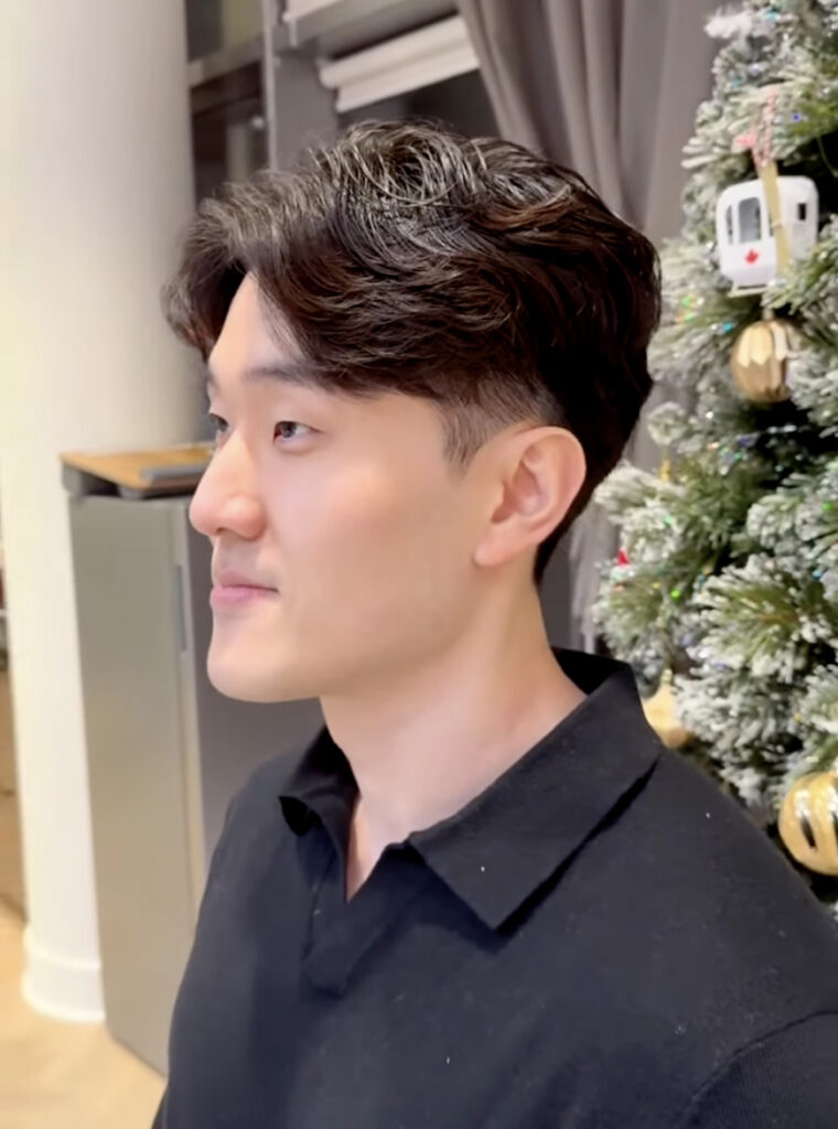 Mens perm at PERFECT X HAIR