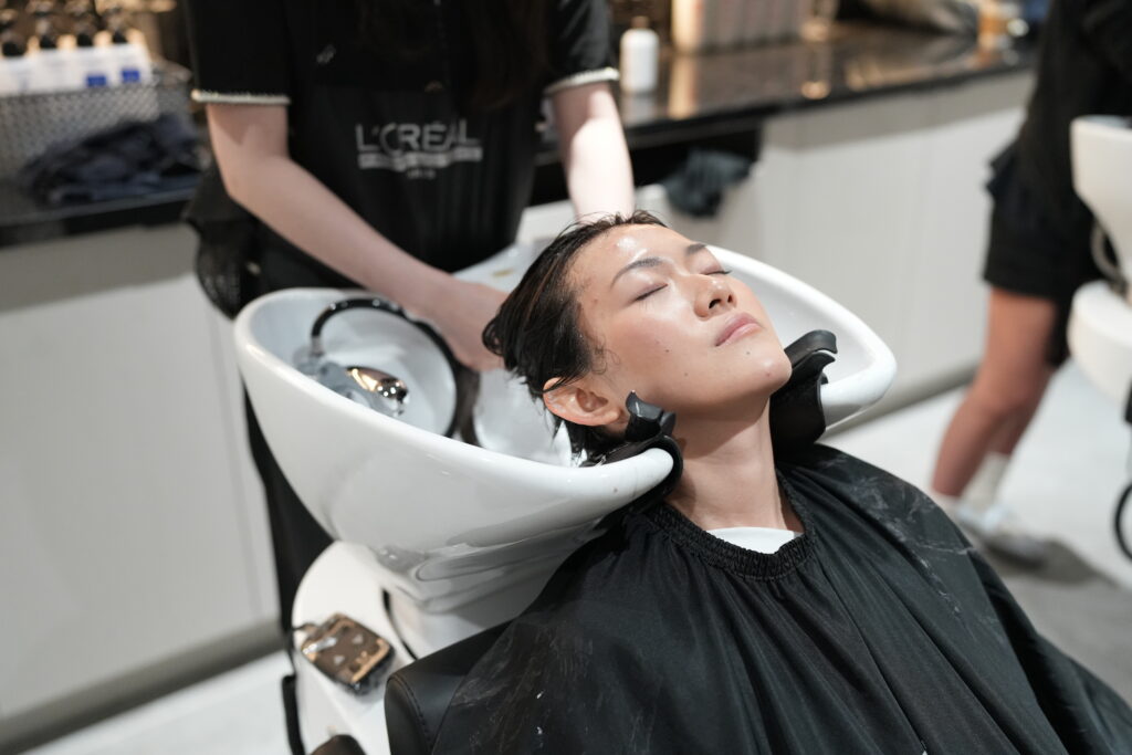 Hair wash at PERFECT X HAIR