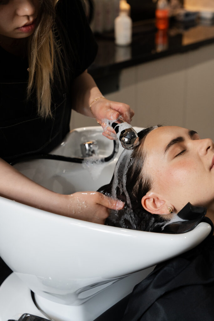 Hair wash at PERFECT X HAIR