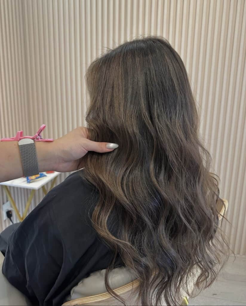 Mocha brown balayage