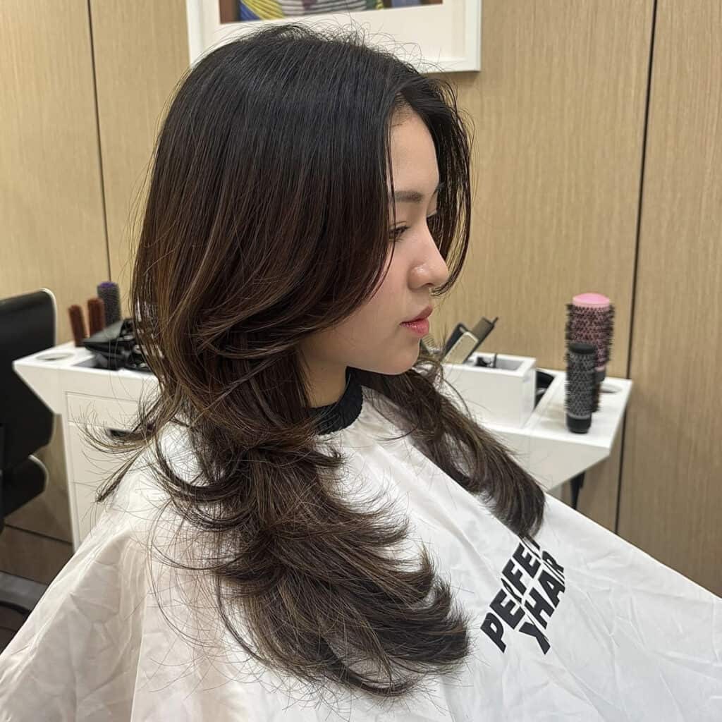 Butterfly Layered Haircut in Toronto