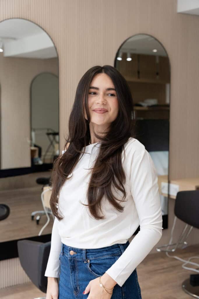 Butterfly cut at PERFECT X HAIR