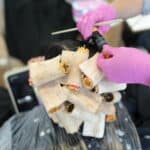 Digital perm process at PERFECT X HAIR