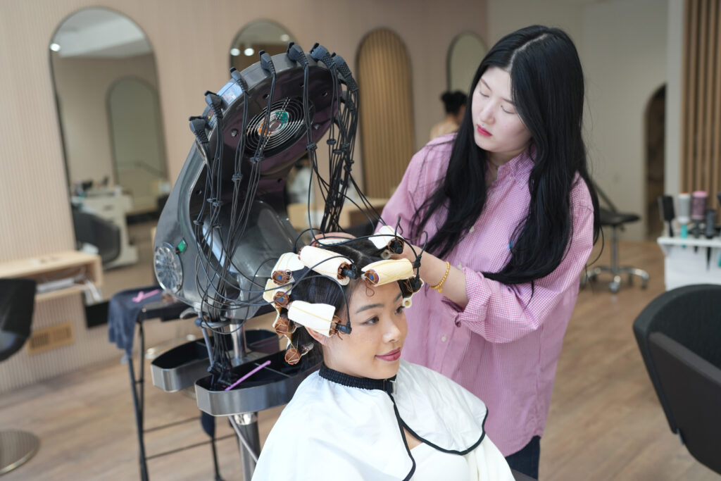 Digital perm at PERFECT X HAIR in Toronto
