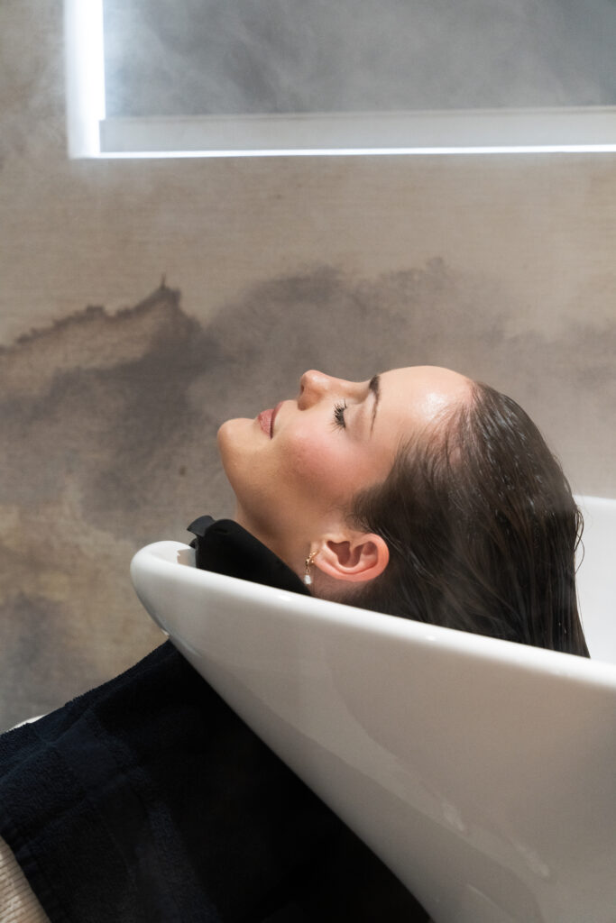 Hair wash at PERFECT X HAIR
