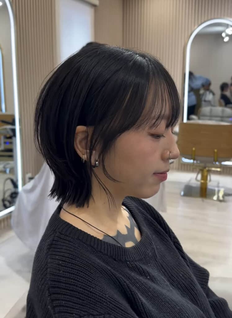 Korean pixie cut