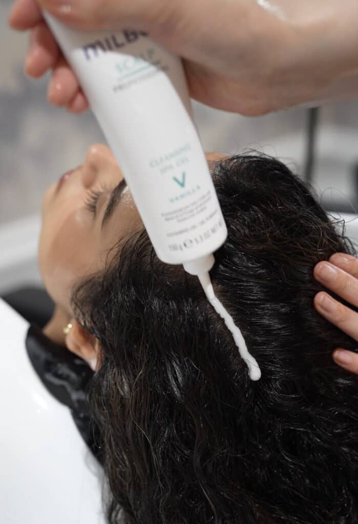 Scalp treatment at PERFECT X HAIR in Toronto
