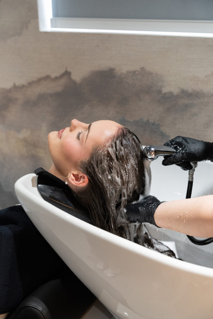 Hair wash at PERFECT X HAIR