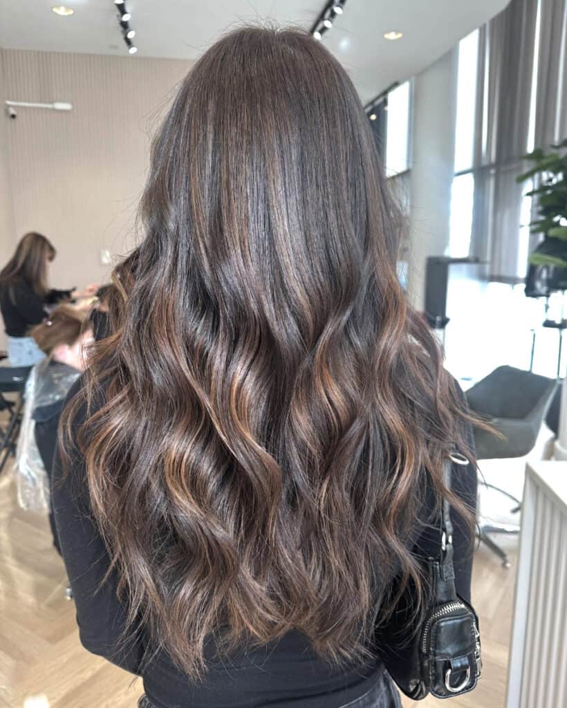 No-bleach balayage in Toronto