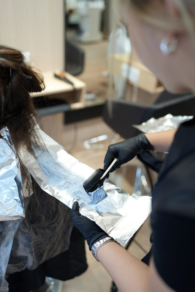 Partial highlights at PERFECT X HAIR