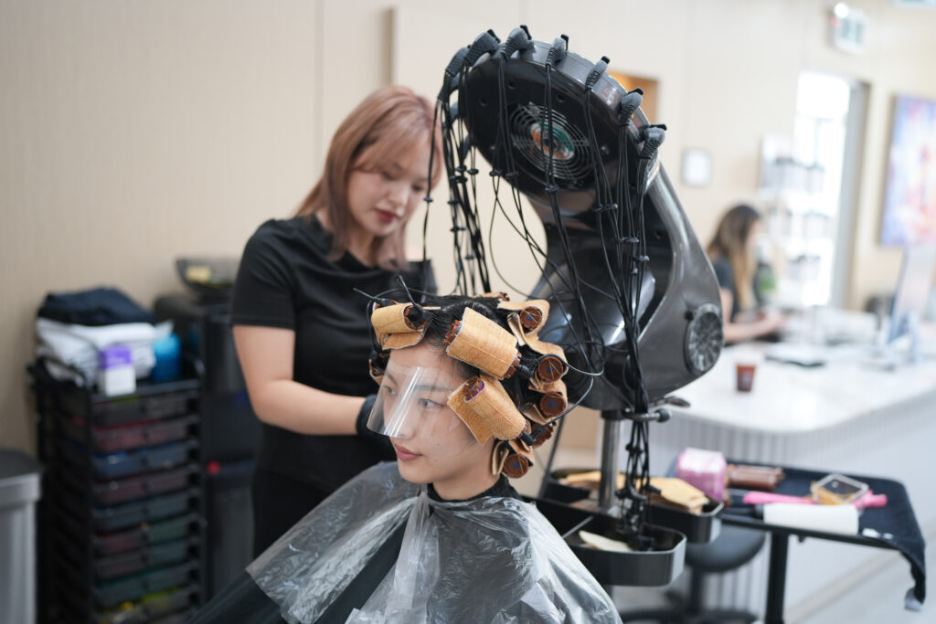 Digital perm at PERFECT X HAIR in Toronto