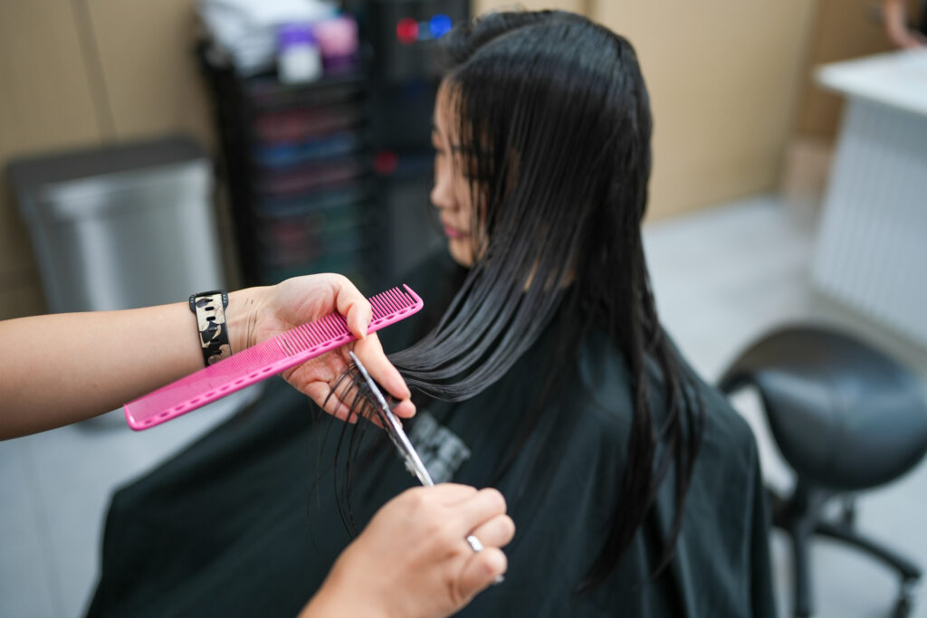 Hair trim at PERFECT X HAIR